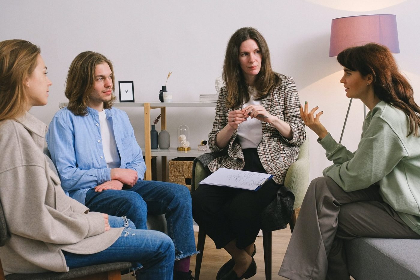 Gesprek tussen collega's